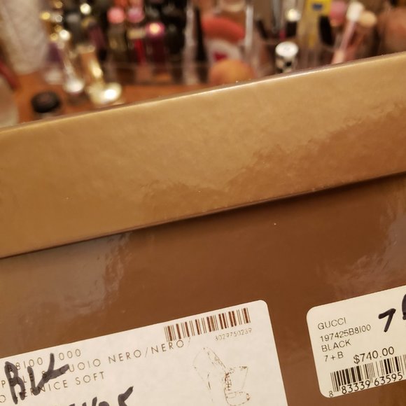 Gucci   black shiny shoes 7,5 - Picture 4 of 4